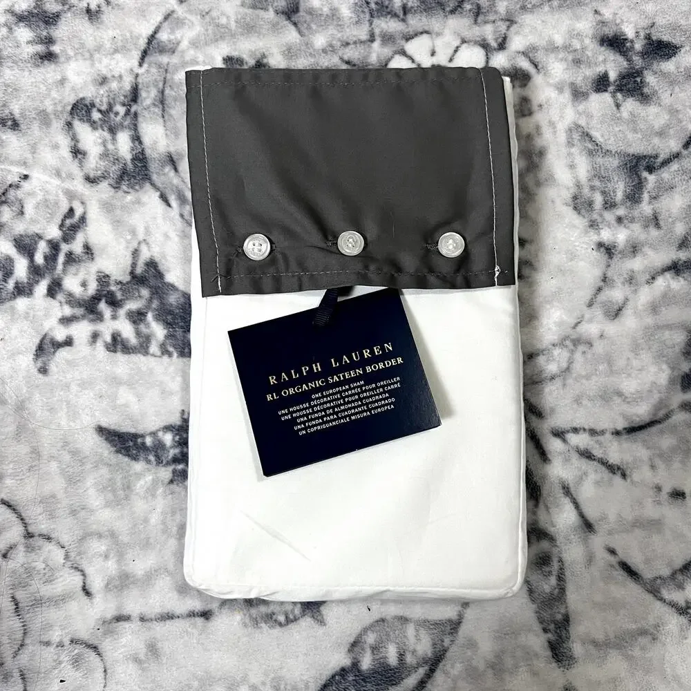 Ralph Lauren Organic Sateen Edge Euro Sham (one piece)